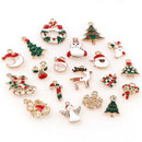 20x Alloy Enamel Mixed Christmas Pendants Decor Craft DIY Making Jewelrys hot.
