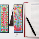 2pcs Special Shaped Drill Diamond Leather Tassel Bookmark DIY Art (SQ05) Newly