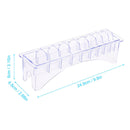 Waterproof 10 Grid Guide Limit Comb Storage Box Hair Clipper Holder Case Newly