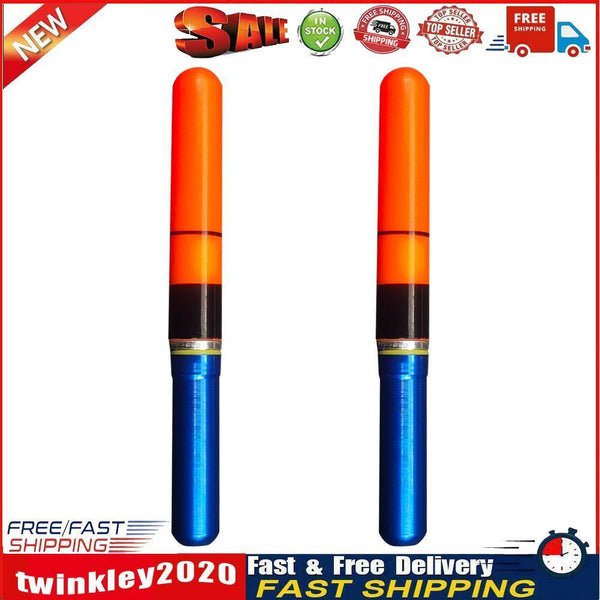 2pcs Luminous LED Light Stick Electronic Sea Fishing Rod Float Tube (Red) Newly