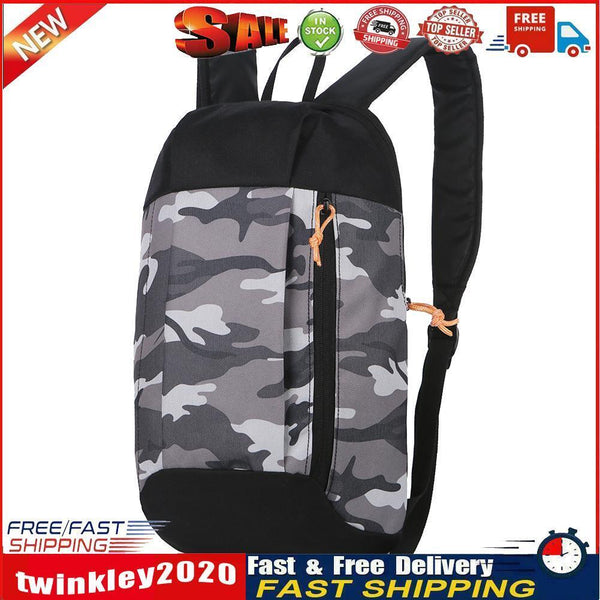 10L Outdoor Backpack Waterproof Bag for Men Women Kids (Black Camouflage) Newly