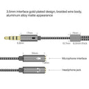 Male To 2 Female Stereo Adapter AUX Cable Jack Y Splitter Cable Audio Cable