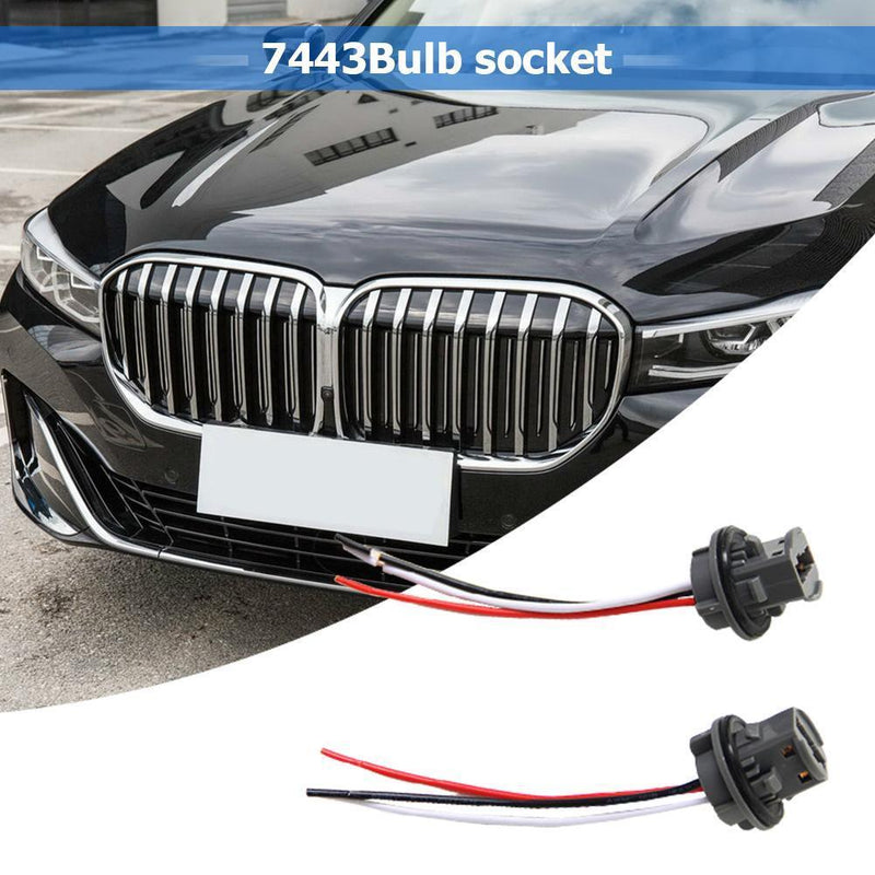 2pcs T20 7443 Car Bulb Lamp Socket Car LED Light Plug Wiring Holder Connector