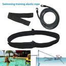 Swim Training Exercise Belts Rope Swimming Harness Resistance Band (Black) Newly
