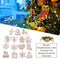 DIY Crafts Christmas Snowflake Hanging Ornaments Xmas Decoration Santa Claus