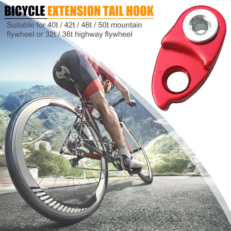 MTB Bike Frame Gear Tail Hook Extender Bicycle Rear Derailleur Hanger Extensi