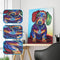 5D DIY Special Shaped Diamond Painting Colorful Dog Cross Stitch Embroidery