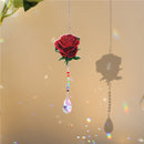 Angel Tears Diamond Sunburst Wind Chime Handmade Crystal Light Catching Pen