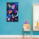 5D Diamond Painting Butterfly Full Round Drill Rhinestone DIY Home Decorati