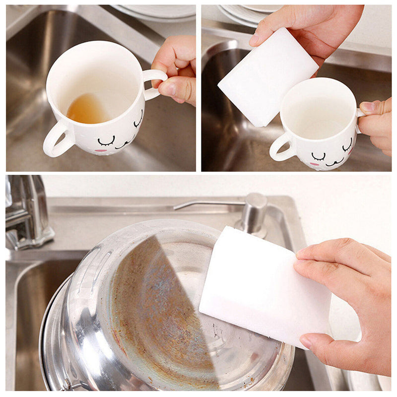 Foam Sponge Eraser, Cleaning Scrubber for Bathtub Baseboard Bathroom Kitche