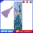 Rhinestone Diamond Painting Leather Bookmarks Leather Craft (Peafowl-AA397)