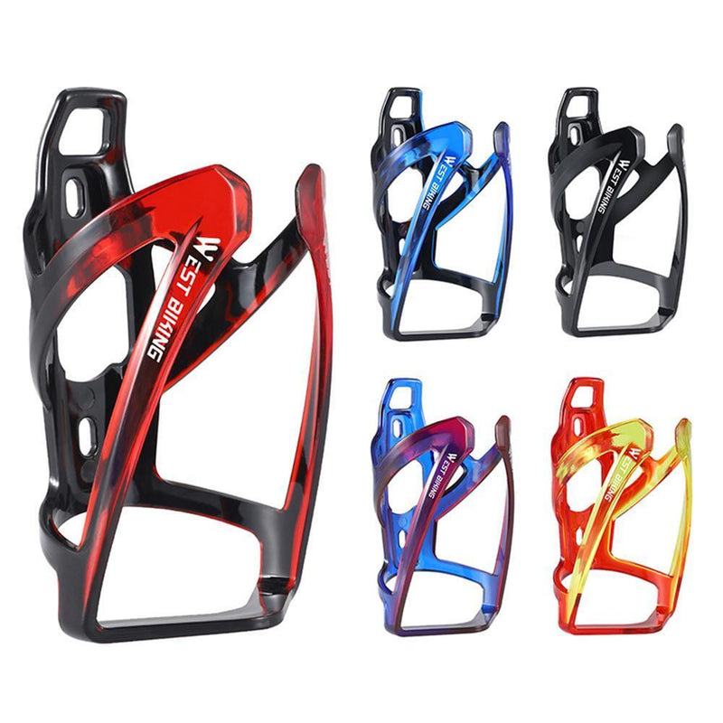 WEST BIKING Water Bottle Holder MTB Road Bike Kettle Cage (Red Yellow)