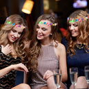 Crown Flower Light Up Headband Glowing LED Wreath Christmas Party Decoration
