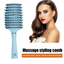 Women Bristle Hairbrush Scalp Massage Comb Wet Curly Hair Detangle Salon Tool
