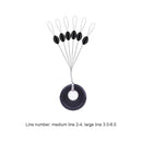 30 Group 180pcs Rubber Space Beans for Sea Carp Fishing Float (Olive M) Newly