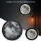 Intelligent LED Voice Controlled Lighting Wall Clock Creative Luxury Clock Mute,