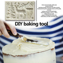 Christmas Tree Elk Snowflake Mold Chocolate Fondant Baking Cake Decoration Mould