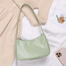 Fashion Women PU Leather Butterfly Chain Underarm Bags Casual Ladies Small Purse