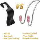 Bling Backseat Storage Hooks Car Hangers Headrest Bag Rack Seat Back Organizers