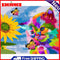 Frameless Cat Sunflower Oil Paint By Numbers DIY Handmade Drawing On Canvas Kit