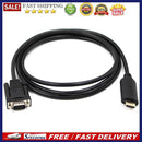 4ft HDMI to VGA Adapter Male to Male Cord HDCP 1.2 1080P for PC Projector HDTV