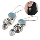 Wedding Jewelry Party Chic Peridot Moonstone Topaz Ear Stud Moonstone Earrings