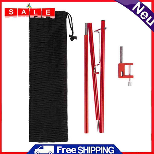 Folding Lamp Lantern Stand Aluminum Alloy Outdoor Camping Light Post Pole Holder