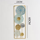Decoration Background Crafts Mirror Art Modern Metal Wall Hanging Decor Nordic