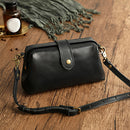 Female PU Leather Crossbody Bag Women Pure Color Trending Small Zipper Handbag