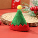 Lollipop Cap Elf Hat Santa Claus Hat Xmas Decor Lollipop Top Topper Cover