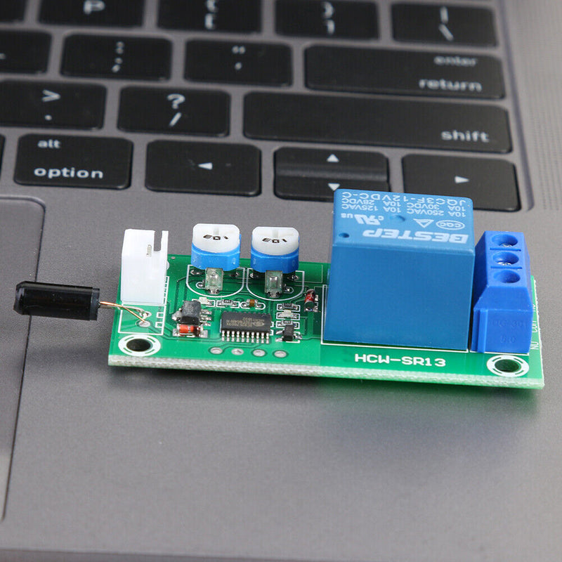 DC 12V Vibration Sensor Trigger Board for DIY Alarm System Relay Switch Modules