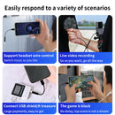 For DJI Action 2 Microphone Audio Adapter Cable Camera Type-C to 3.5mm Wire