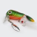 #A Simulation Japanese Mino 3.8cm 5g Topwater Bionic Fishing Lures with Treble H