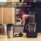 350ml Stainless Steel Vacuum Flask Handle Lid Portable Water Cup (Black)