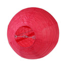 4 inch Round Chinese Paper Lantern DIY Paper Ball Lamp Party Decor (Red) Newly
