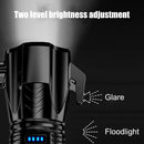 1200mAh 300lm Safety Hammer LED Flash Camping Lights Outdoor Hiking Flashlight