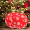 #A 60cm PVC Inflatable Christmas Ball Hanging Tree Door Wall Ornament Balloon De