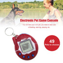 Electronic Pet Game Console Nostalgic Virtual E-pet Interactive Toys w/ Keych