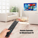 RC-4848F Remote Control Replacement for Hitachi 50HK6T74U 43HK6W64 32HBT41 TV