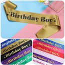 Reveals Mom Favor Gift Star Print Boy Girl Shoulder Girdle Baby Shower Sash
