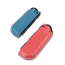 2pcs for Nintendo Game Controller Protective Cases Transparent Clear Crystal Hard Scarf