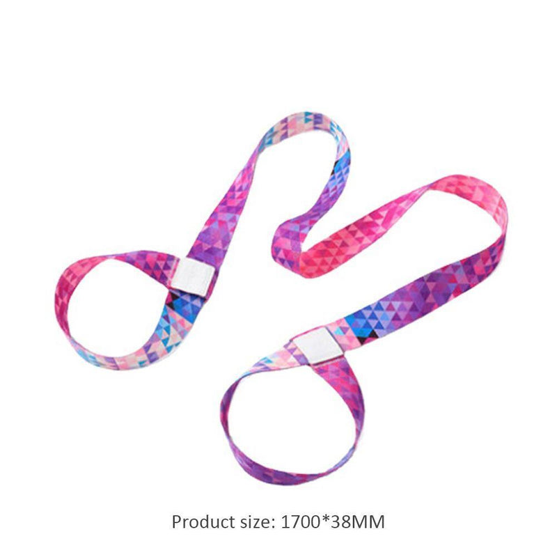 Yoga Mat Strap Belt Adjustable Shoulder Fitness Carrying Belt (Colorful)