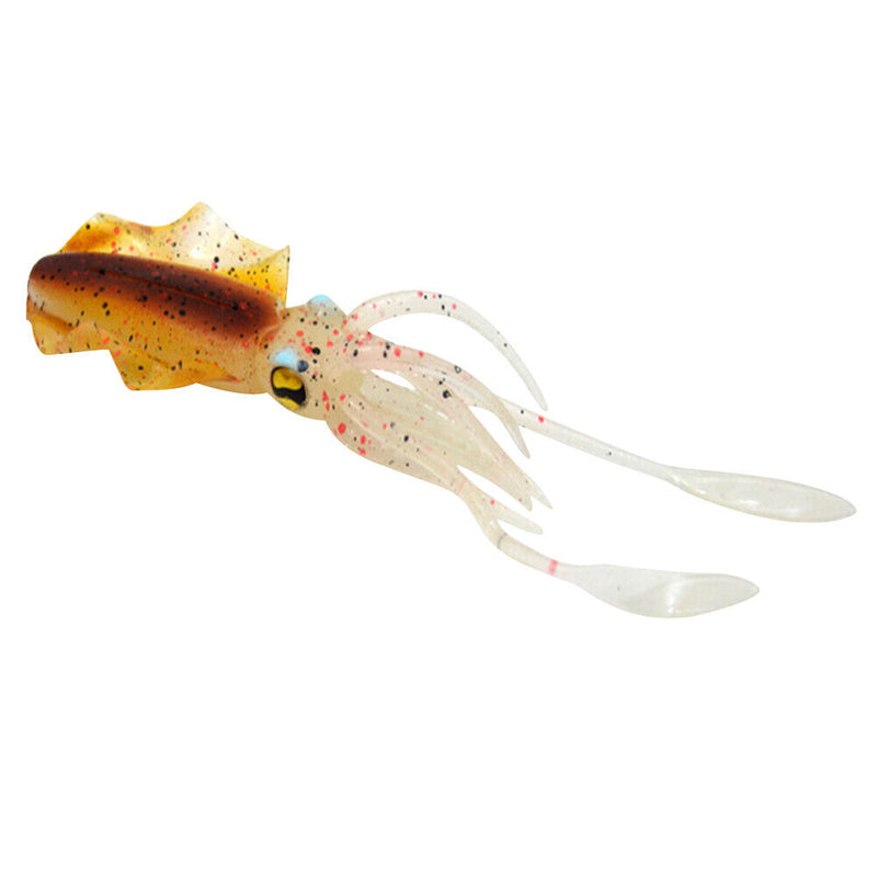 15.5cm 15g Bionic Squid Sea Fishing Lures Crankbait Artificial Wobbler Soft B