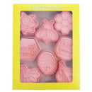 8Pcs/set Cookie Cutte Bee Shape Biscuit Mold DIY Cake T1H Baking Tools O4E9 C2K0