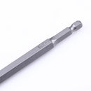 6pcs 100mm Length 1/4 Inch Hex Shank Magnetic Hexagon Head Screwdriver Bit Newly