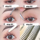 Individual Lashes Short Stem Fishtail Mixed A Shape Russian Volume Eyelashes
