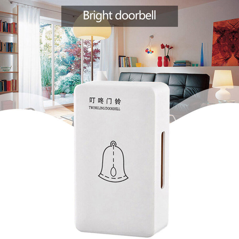 AC 200 Welcome Ding Dong Wire Door Bell External Wired Doorbell Surface Loud