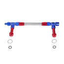 tuankay Stainless Steel Braided 8An Dual Feed Fuel Line Kit for Holley 4