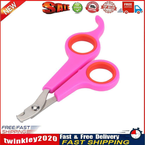 Stainless Steel Pet Nail Toe Scissors Dog Cat Claw Grooming Clipper (Rose) Newly