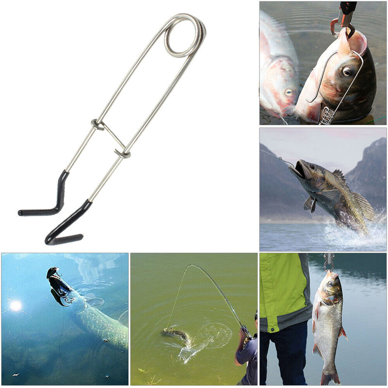 7 inch Fish Mouth Spreader Portable Stainless Steel Jaw Spreader Fishing Tool